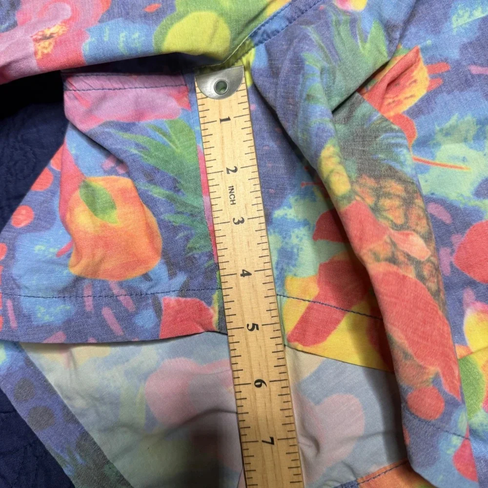 Chubbies Swim Trunks Lot of 2 Tropical Floral Geometric Blue  Men's XL Read